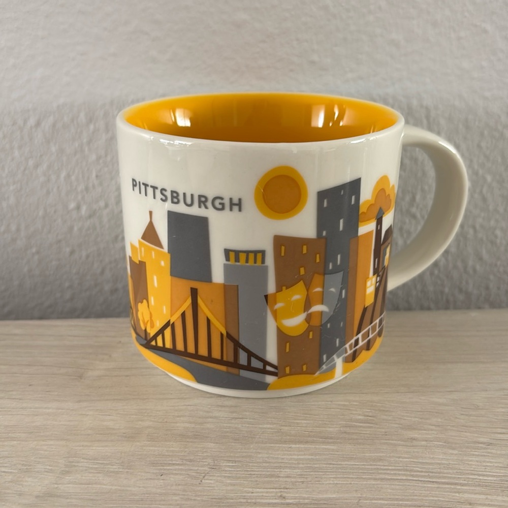 Starbucks Pittsburgh mug you are here series